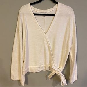 MADEWELL worn once! Long sleeve white top